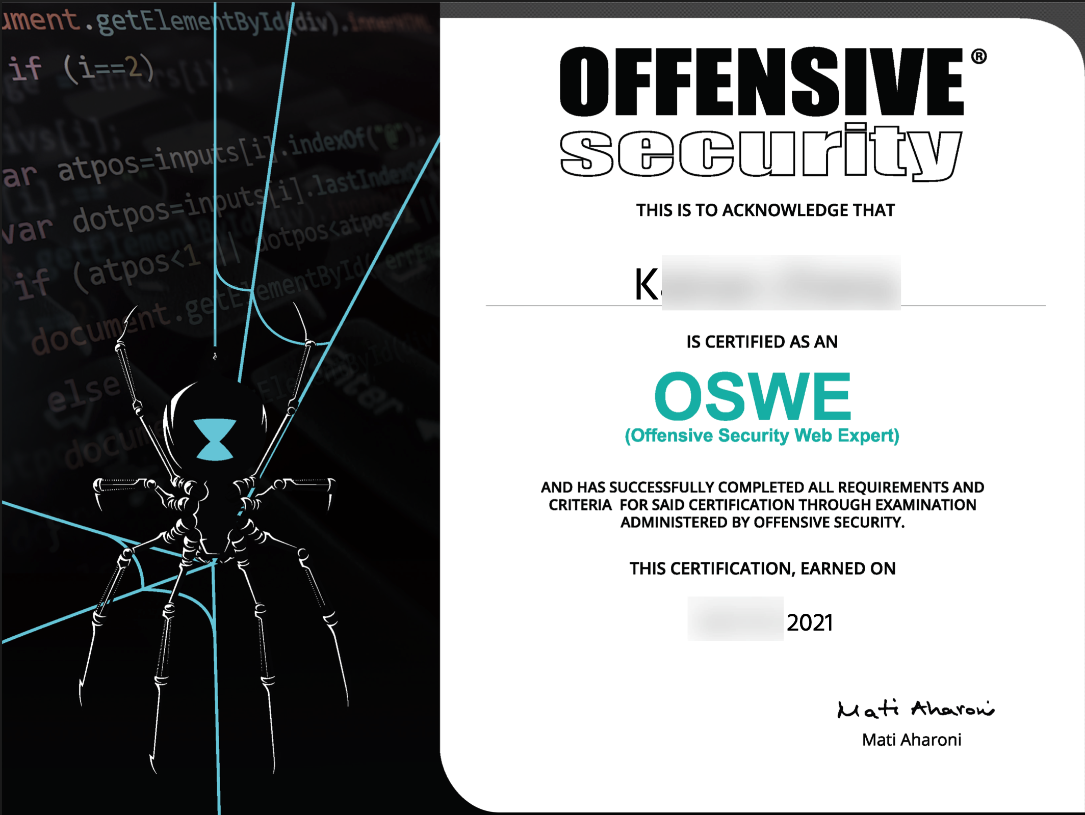 OSWE Certification